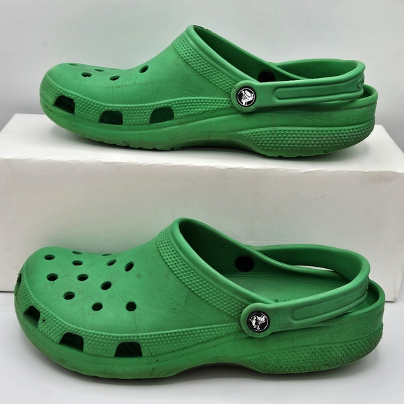 Crocs classic clog green women size  12 then size 10 - Picture 12 of 15